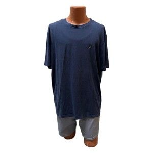 Nautica Men's Blue Crew Neck T-shirt, XL, Pre-owned